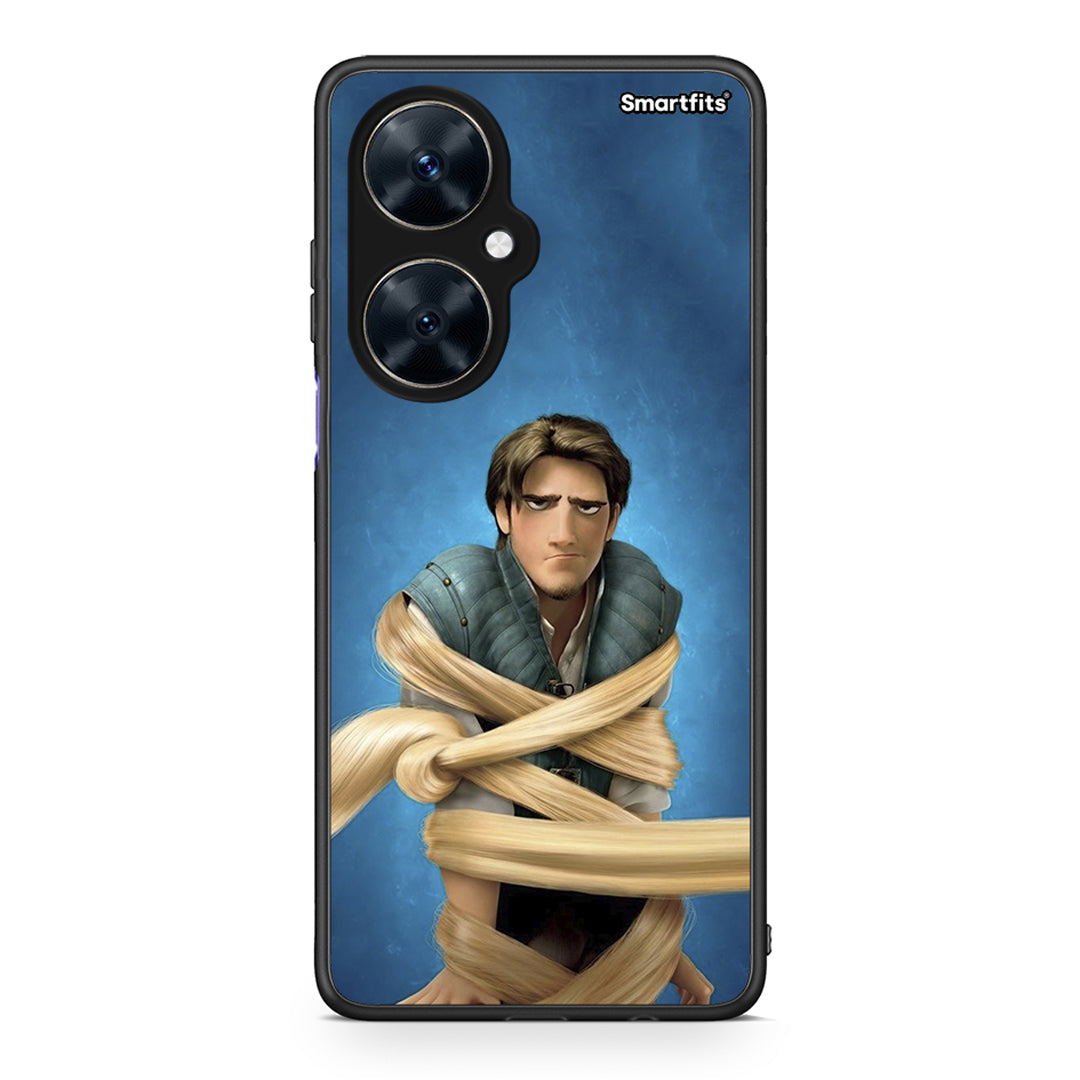 Huawei Nova 11i Tangled 1 Θήκη Αγίου Βαλεντίνου από τη Smartfits με σχέδιο στο πίσω μέρος και μαύρο περίβλημα | Smartphone case with colorful back and black bezels by Smartfits