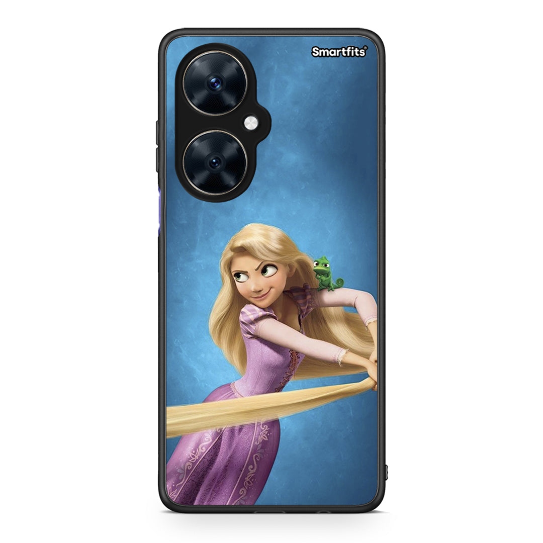 Huawei Nova 11i Tangled 2 Θήκη Αγίου Βαλεντίνου από τη Smartfits με σχέδιο στο πίσω μέρος και μαύρο περίβλημα | Smartphone case with colorful back and black bezels by Smartfits