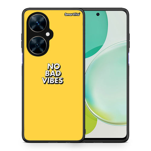 Θήκη Huawei Nova 11i Vibes Text από τη Smartfits με σχέδιο στο πίσω μέρος και μαύρο περίβλημα | Huawei Nova 11i Vibes Text case with colorful back and black bezels