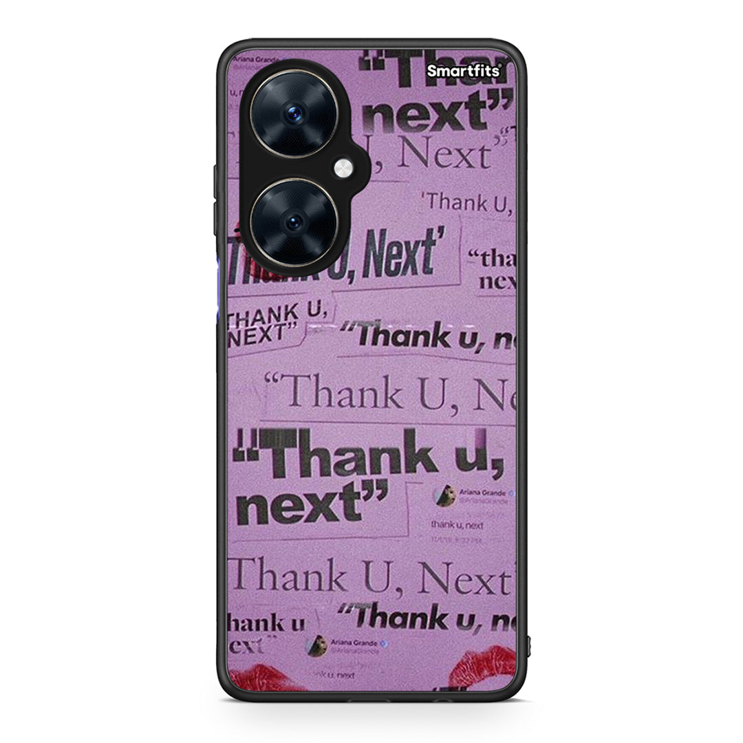 Huawei Nova 11i Thank You Next Θήκη Αγίου Βαλεντίνου από τη Smartfits με σχέδιο στο πίσω μέρος και μαύρο περίβλημα | Smartphone case with colorful back and black bezels by Smartfits