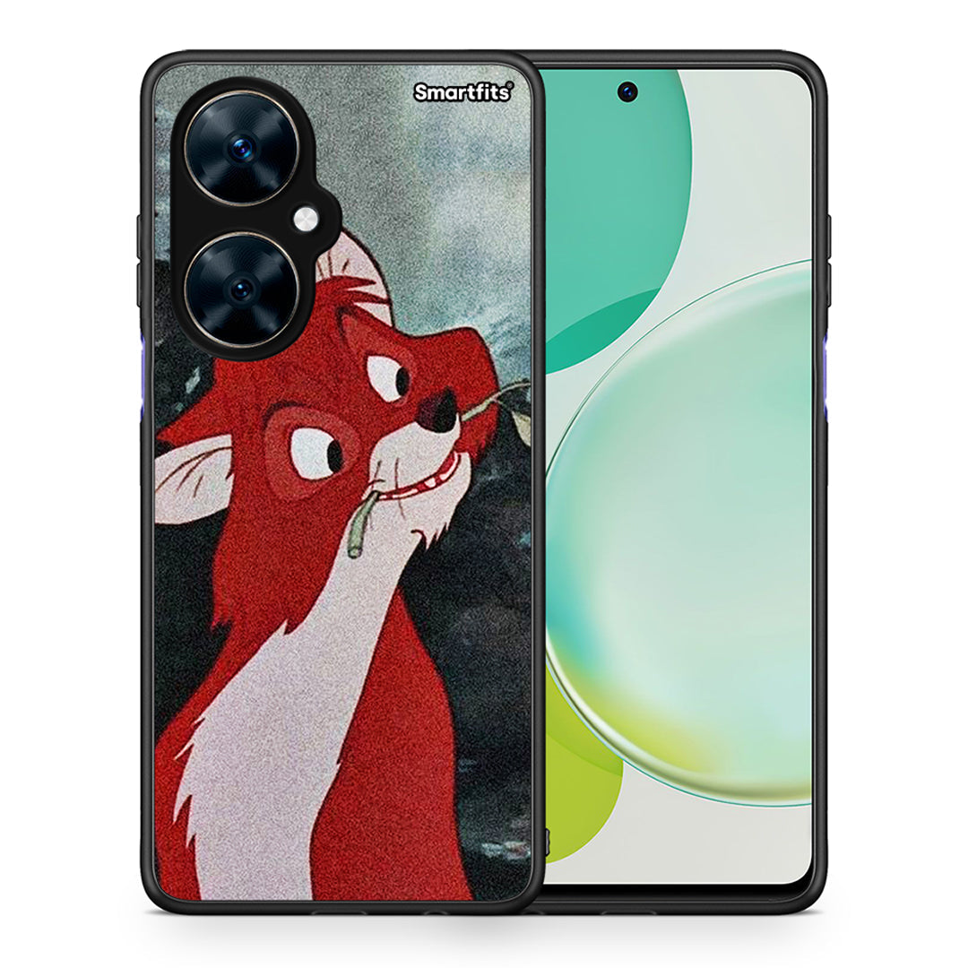 Θήκη Huawei Nova 11i Tod And Vixey Love 1 από τη Smartfits με σχέδιο στο πίσω μέρος και μαύρο περίβλημα | Huawei Nova 11i Tod And Vixey Love 1 case with colorful back and black bezels