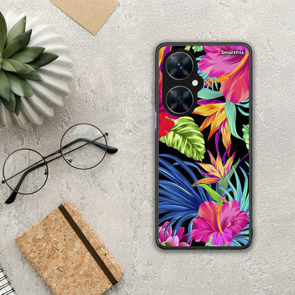 Tropical Flowers - Huawei Nova 11i θήκη