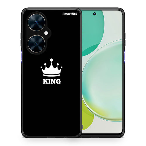 Θήκη Huawei Nova 11i King Valentine από τη Smartfits με σχέδιο στο πίσω μέρος και μαύρο περίβλημα | Huawei Nova 11i King Valentine case with colorful back and black bezels