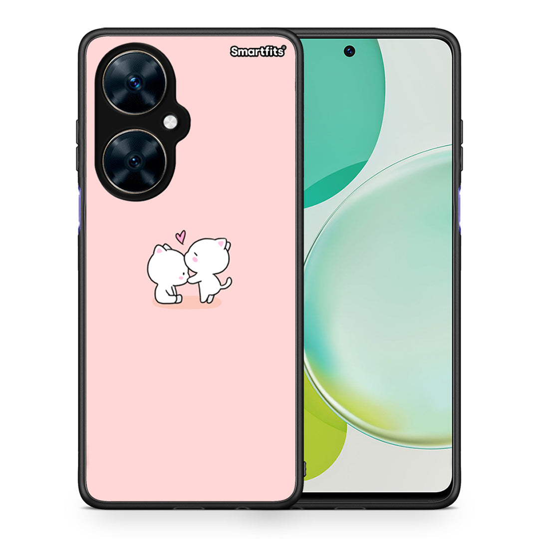 Θήκη Huawei Nova 11i Love Valentine από τη Smartfits με σχέδιο στο πίσω μέρος και μαύρο περίβλημα | Huawei Nova 11i Love Valentine case with colorful back and black bezels