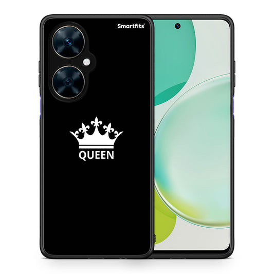 Θήκη Huawei Nova 11i Queen Valentine από τη Smartfits με σχέδιο στο πίσω μέρος και μαύρο περίβλημα | Huawei Nova 11i Queen Valentine case with colorful back and black bezels