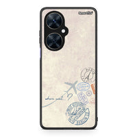 Thumbnail for Huawei Nova 11i Where Next Θήκη από τη Smartfits με σχέδιο στο πίσω μέρος και μαύρο περίβλημα | Smartphone case with colorful back and black bezels by Smartfits
