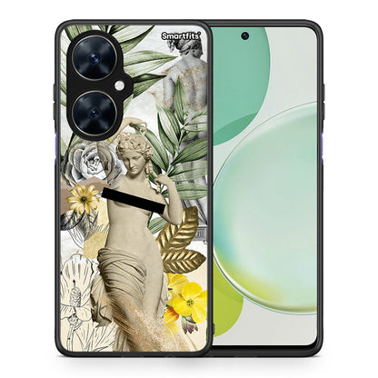 Θήκη Huawei Nova 11i Woman Statue από τη Smartfits με σχέδιο στο πίσω μέρος και μαύρο περίβλημα | Huawei Nova 11i Woman Statue case with colorful back and black bezels