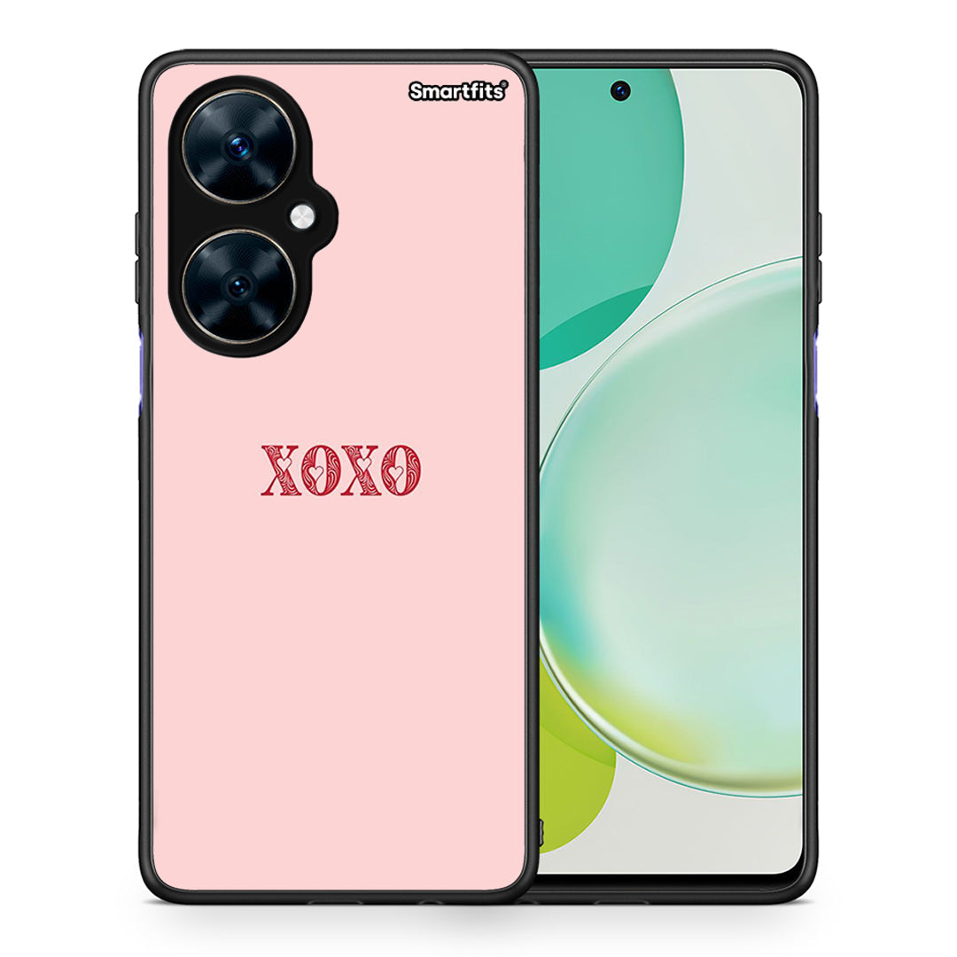 Θήκη Huawei Nova 11i XOXO Love από τη Smartfits με σχέδιο στο πίσω μέρος και μαύρο περίβλημα | Huawei Nova 11i XOXO Love case with colorful back and black bezels