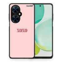 Thumbnail for Θήκη Huawei Nova 11i XOXO Love από τη Smartfits με σχέδιο στο πίσω μέρος και μαύρο περίβλημα | Huawei Nova 11i XOXO Love case with colorful back and black bezels