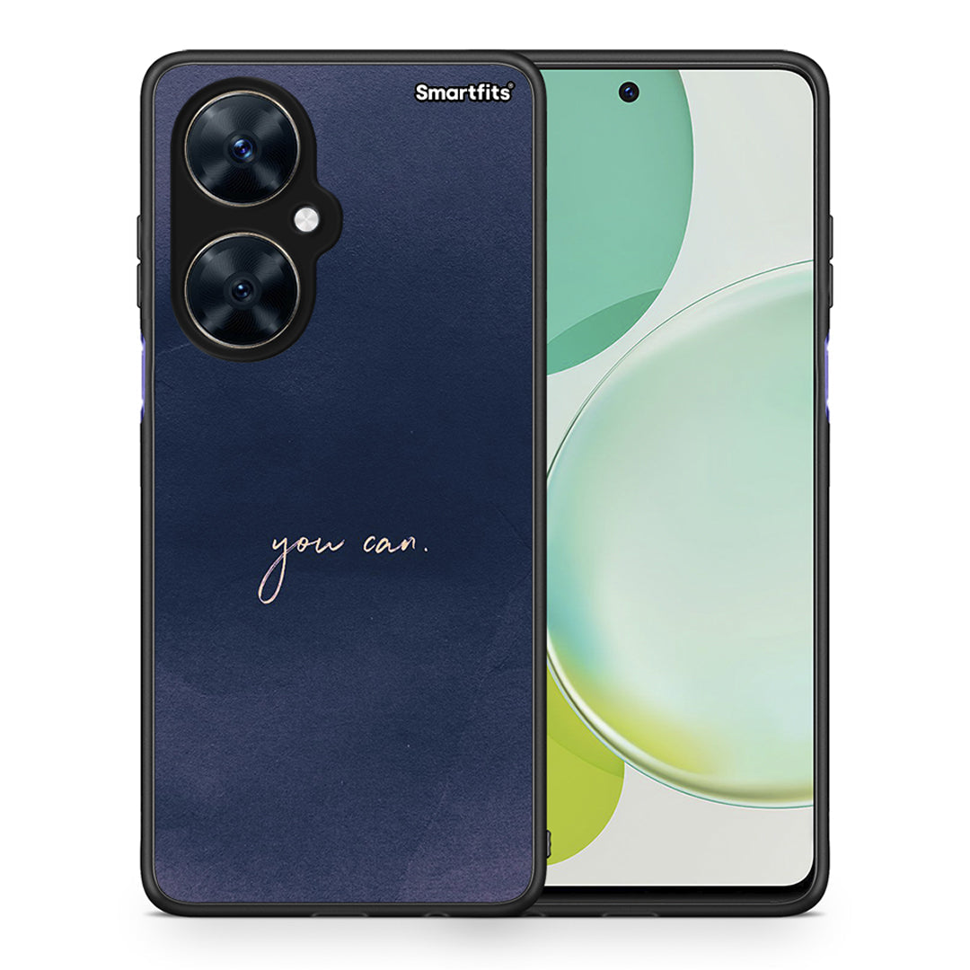 Θήκη Huawei Nova 11i You Can από τη Smartfits με σχέδιο στο πίσω μέρος και μαύρο περίβλημα | Huawei Nova 11i You Can case with colorful back and black bezels