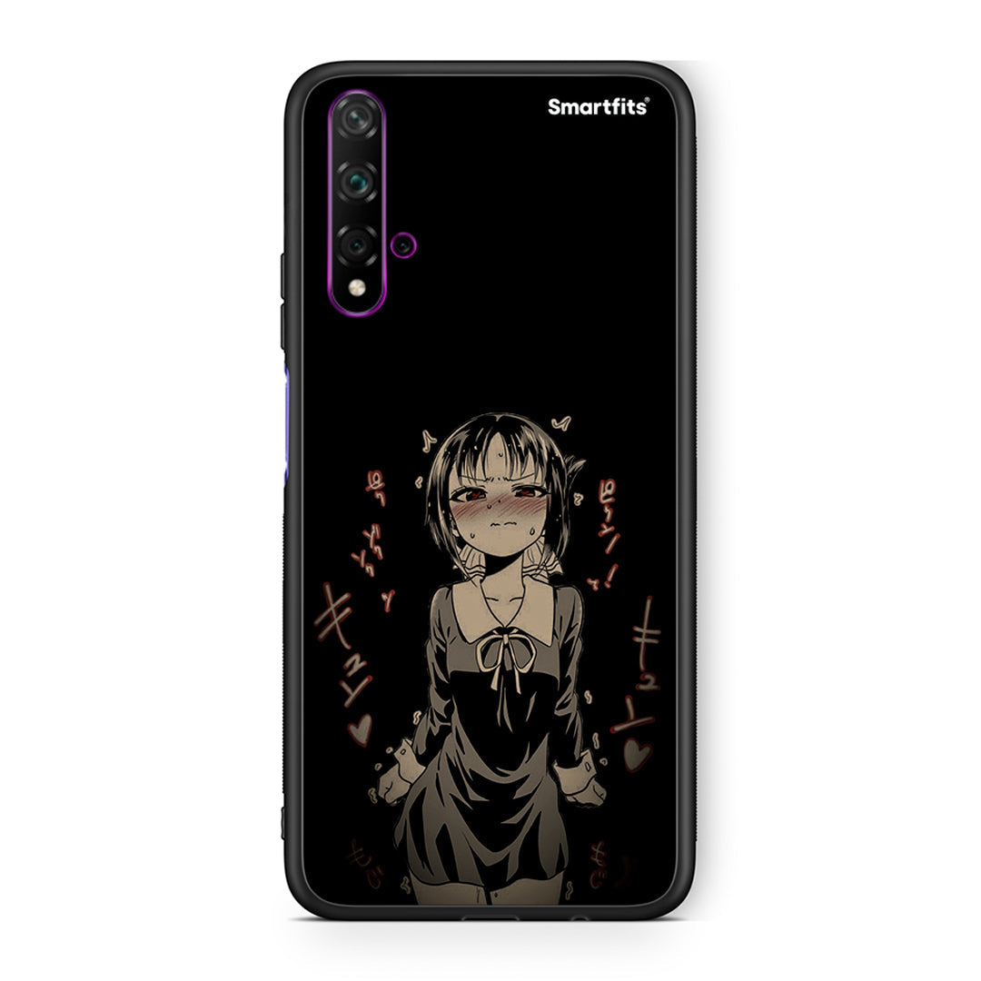 Huawei Nova 5T Anime Girl θήκη από τη Smartfits με σχέδιο στο πίσω μέρος και μαύρο περίβλημα | Smartphone case with colorful back and black bezels by Smartfits