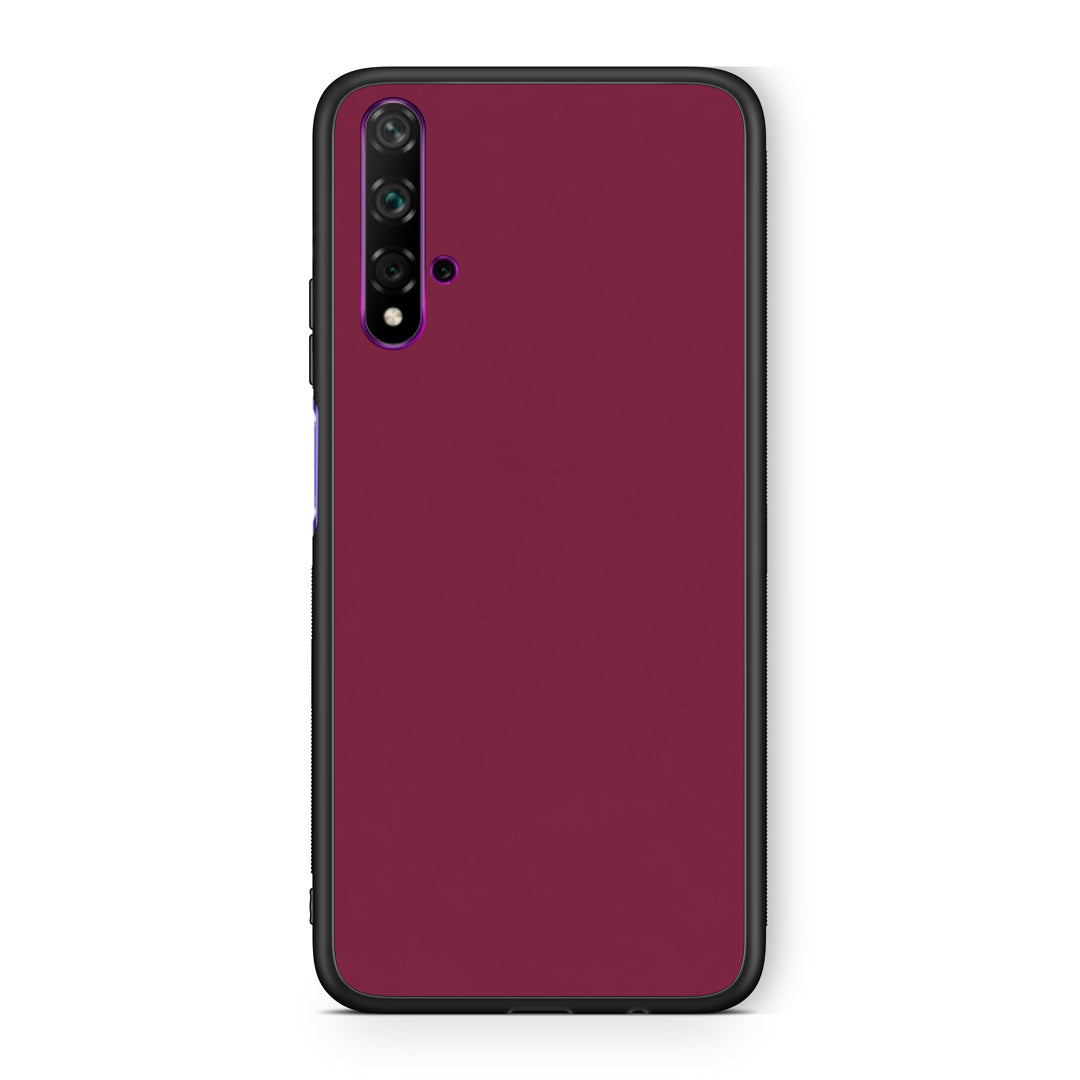 Θήκη Huawei Nova 5T / Honor 20 Burgundy από τη Smartfits με σχέδιο στο πίσω μέρος και μαύρο περίβλημα | Huawei Nova 5T / Honor 20 Burgundy case with colorful back and black bezels