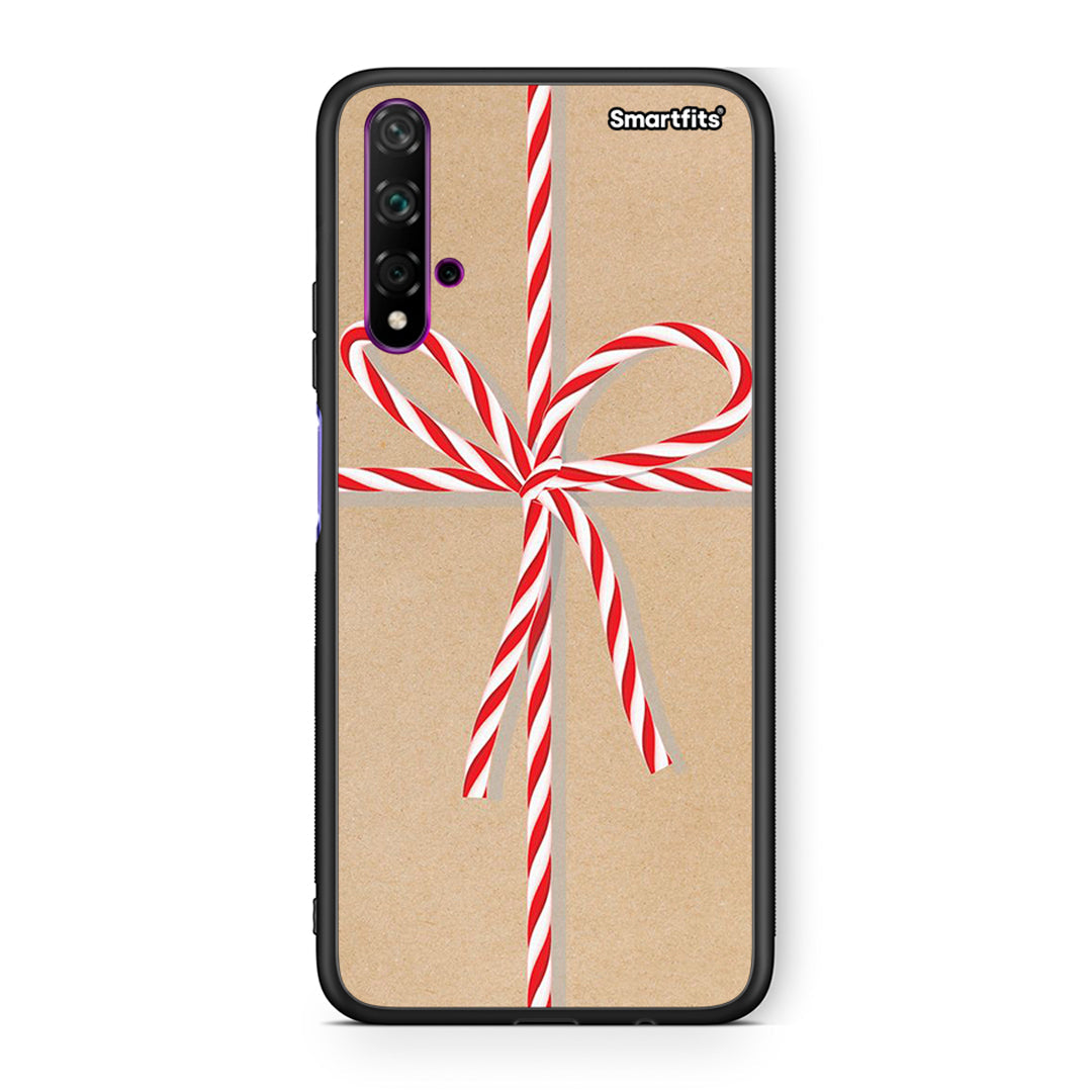 Huawei Nova 5T Christmas Gift θήκη από τη Smartfits με σχέδιο στο πίσω μέρος και μαύρο περίβλημα | Smartphone case with colorful back and black bezels by Smartfits