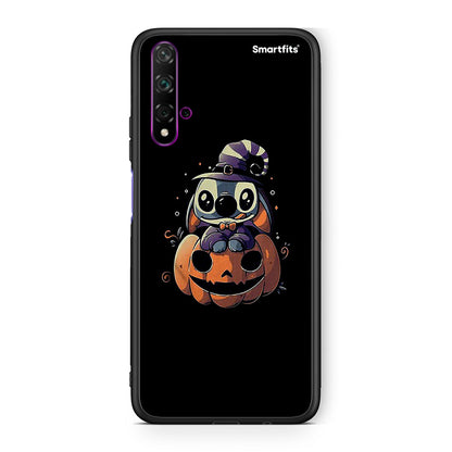 Huawei Nova 5T Halloween Stitch θήκη από τη Smartfits με σχέδιο στο πίσω μέρος και μαύρο περίβλημα | Smartphone case with colorful back and black bezels by Smartfits