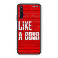 Thumbnail for Huawei Nova 5T Like A Boss θήκη από τη Smartfits με σχέδιο στο πίσω μέρος και μαύρο περίβλημα | Smartphone case with colorful back and black bezels by Smartfits