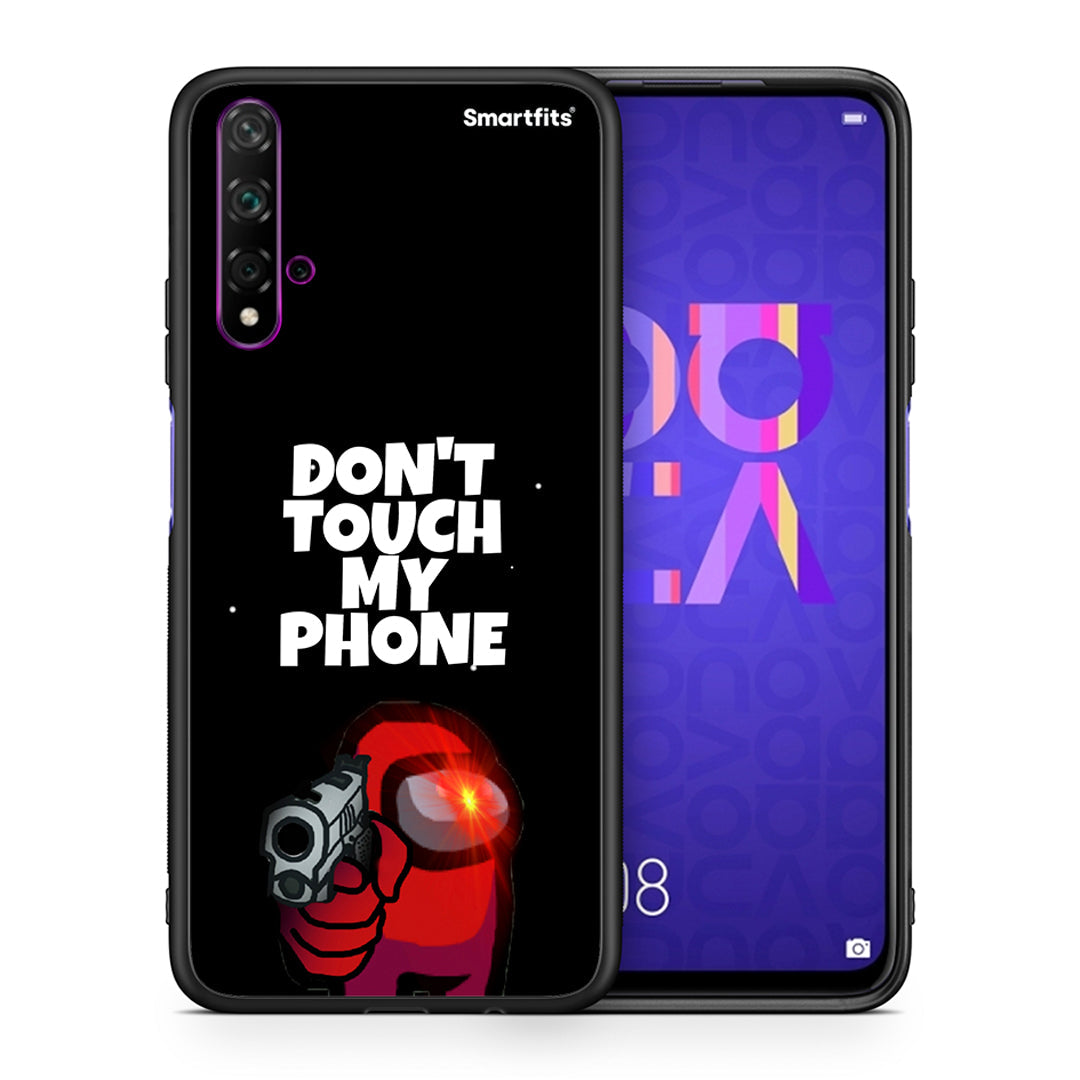 Θήκη Huawei Nova 5T/Honor 20 My Phone από τη Smartfits με σχέδιο στο πίσω μέρος και μαύρο περίβλημα | Huawei Nova 5T/Honor 20 My Phone case with colorful back and black bezels