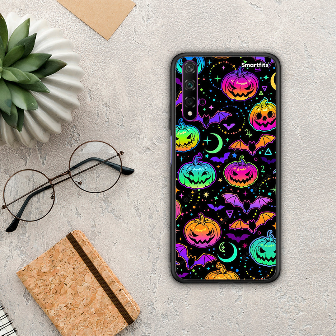 Neon Halloween - Huawei Nova 5T / Honor 20 θήκη