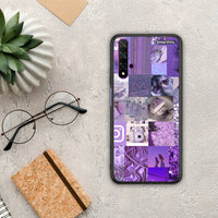 Thumbnail for Purple Aesthetic Collage - Huawei Nova 5T / Honor 20 θήκη