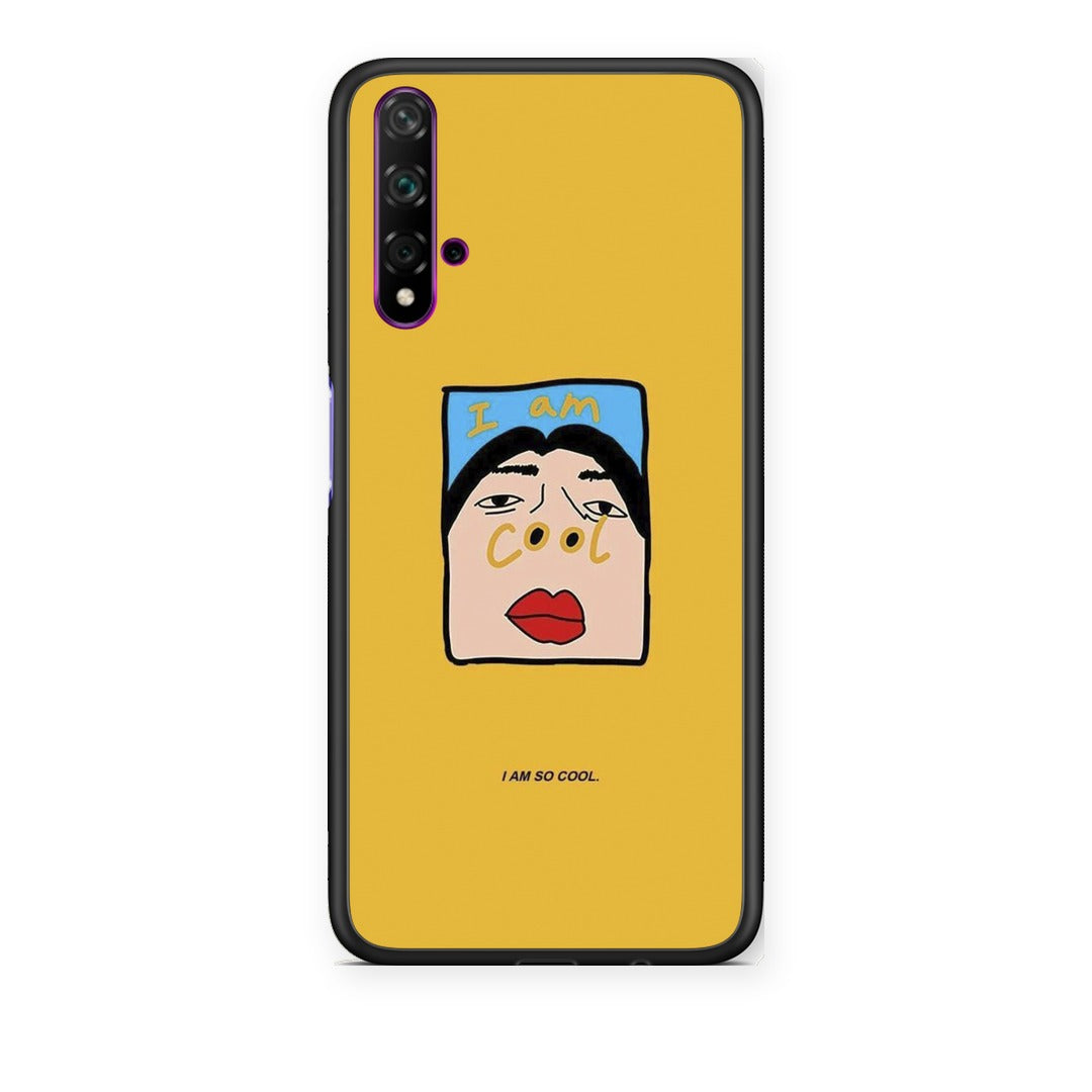 Θήκη Huawei Nova 5T / Honor 20 So Cool από τη Smartfits με σχέδιο στο πίσω μέρος και μαύρο περίβλημα | Huawei Nova 5T / Honor 20 So Cool case with colorful back and black bezels