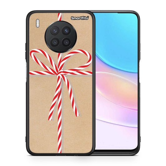 Θήκη Huawei Nova 8i / Honor 50 Lite Christmas Gift από τη Smartfits με σχέδιο στο πίσω μέρος και μαύρο περίβλημα | Huawei Nova 8i / Honor 50 Lite Christmas Gift case with colorful back and black bezels