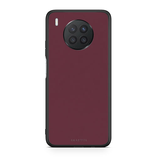 Θήκη Huawei Nova 8i / Honor 50 Lite Muted Burgundy από τη Smartfits με σχέδιο στο πίσω μέρος και μαύρο περίβλημα | Huawei Nova 8i / Honor 50 Lite Muted Burgundy case with colorful back and black bezels