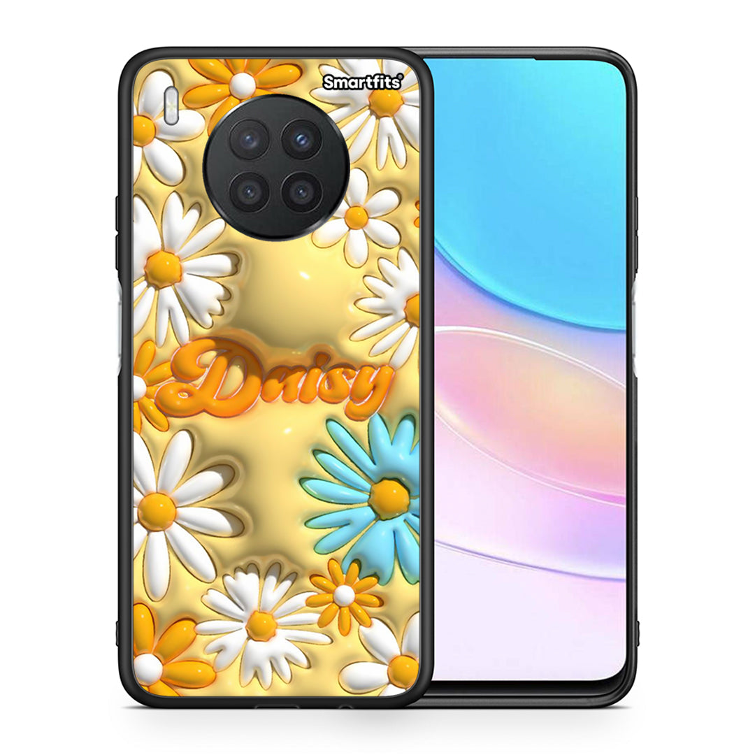 Θήκη Huawei Nova 8i / Honor 50 Lite Bubble Daisies από τη Smartfits με σχέδιο στο πίσω μέρος και μαύρο περίβλημα | Huawei Nova 8i / Honor 50 Lite Bubble Daisies case with colorful back and black bezels