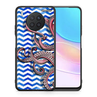 Thumbnail for Θήκη Huawei Nova 8i / Honor 50 Lite Chevron Devilfish από τη Smartfits με σχέδιο στο πίσω μέρος και μαύρο περίβλημα | Huawei Nova 8i / Honor 50 Lite Chevron Devilfish case with colorful back and black bezels