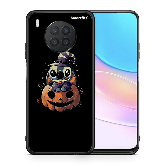 Θήκη Huawei Nova 8i / Honor 50 Lite Halloween Stitch από τη Smartfits με σχέδιο στο πίσω μέρος και μαύρο περίβλημα | Huawei Nova 8i / Honor 50 Lite Halloween Stitch case with colorful back and black bezels