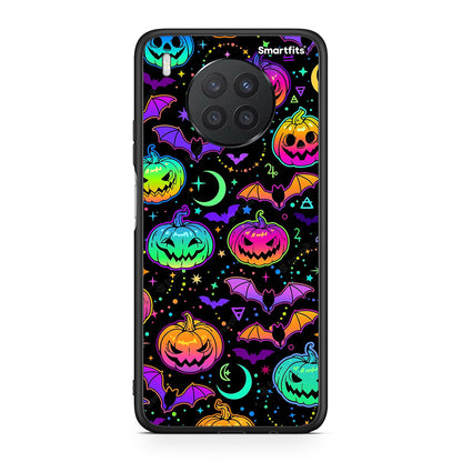 Huawei Nova 8i / Honor 50 Lite Neon Halloween θήκη από τη Smartfits με σχέδιο στο πίσω μέρος και μαύρο περίβλημα | Smartphone case with colorful back and black bezels by Smartfits