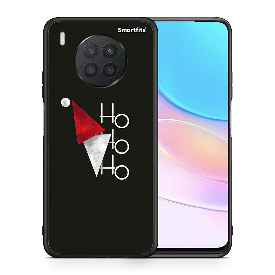 Θήκη Huawei Nova 8i / Honor 50 Lite Minimal Christmas από τη Smartfits με σχέδιο στο πίσω μέρος και μαύρο περίβλημα | Huawei Nova 8i / Honor 50 Lite Minimal Christmas case with colorful back and black bezels