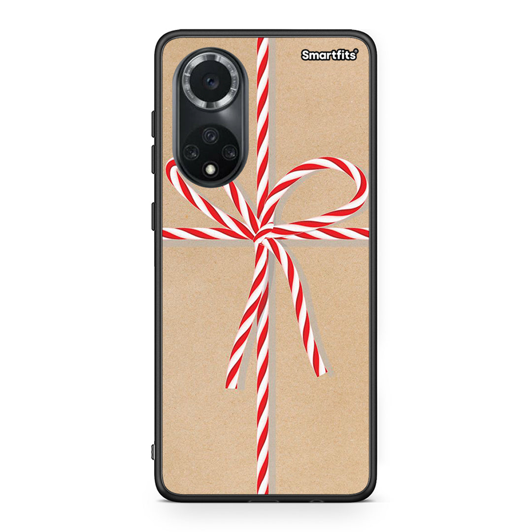 Huawei Nova 9/Honor 50 Christmas Gift θήκη από τη Smartfits με σχέδιο στο πίσω μέρος και μαύρο περίβλημα | Smartphone case with colorful back and black bezels by Smartfits