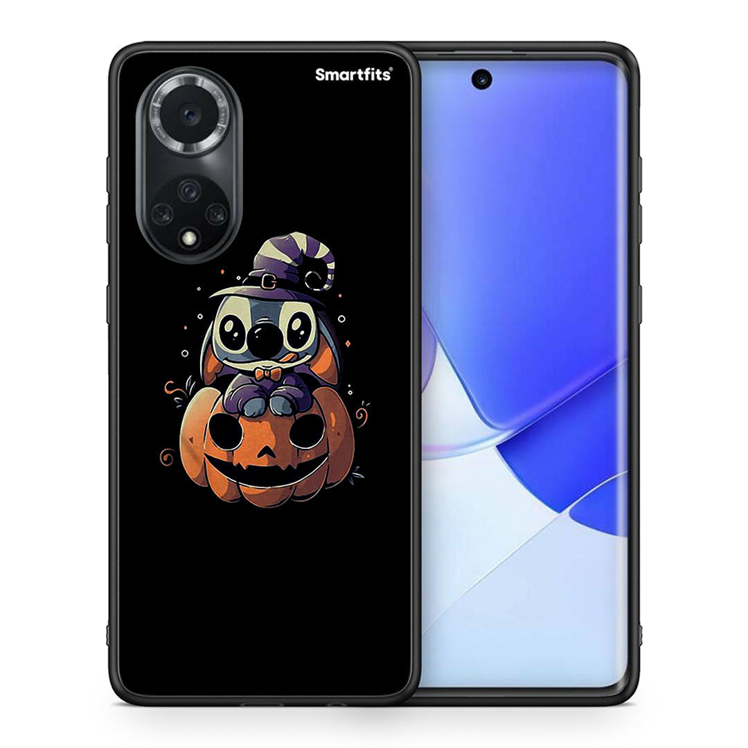 Θήκη Huawei Nova 9/Honor 50 Halloween Stitch από τη Smartfits με σχέδιο στο πίσω μέρος και μαύρο περίβλημα | Huawei Nova 9/Honor 50 Halloween Stitch case with colorful back and black bezels