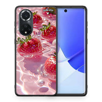 Thumbnail for Θήκη Huawei Nova 9/Honor 50 Juicy Strawberries από τη Smartfits με σχέδιο στο πίσω μέρος και μαύρο περίβλημα | Huawei Nova 9/Honor 50 Juicy Strawberries case with colorful back and black bezels