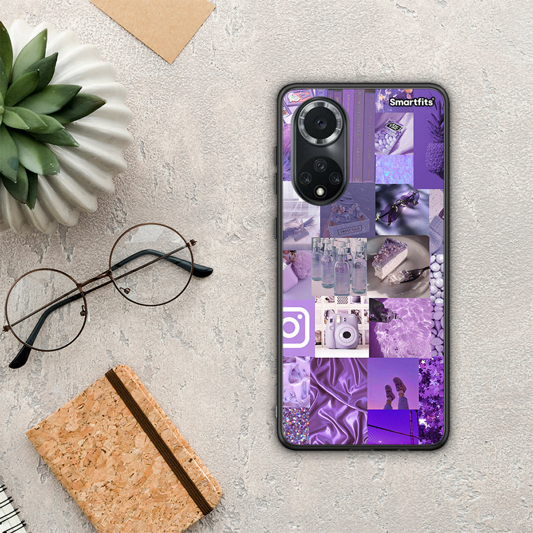 Purple Aesthetic Collage - Huawei Nova 9 / Honor 50 θήκη