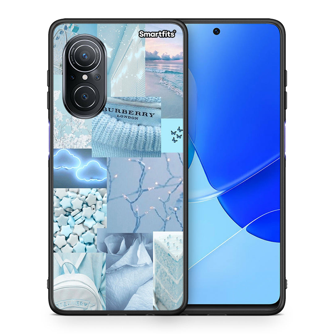 Θήκη Huawei Nova 9 SE Ciel Aesthetic Collage από τη Smartfits με σχέδιο στο πίσω μέρος και μαύρο περίβλημα | Huawei Nova 9 SE Ciel Aesthetic Collage case with colorful back and black bezels