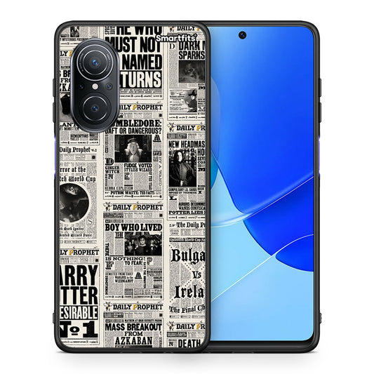 Θήκη Huawei Nova 9 SE Harry Paper από τη Smartfits με σχέδιο στο πίσω μέρος και μαύρο περίβλημα | Huawei Nova 9 SE Harry Paper case with colorful back and black bezels