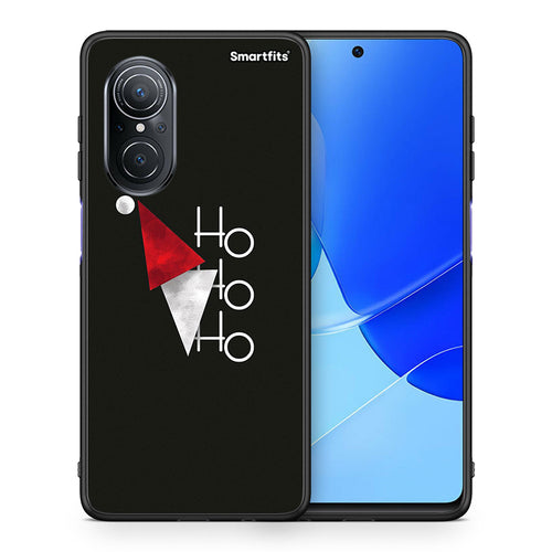 Θήκη Huawei Nova 9 SE Minimal Christmas από τη Smartfits με σχέδιο στο πίσω μέρος και μαύρο περίβλημα | Huawei Nova 9 SE Minimal Christmas case with colorful back and black bezels