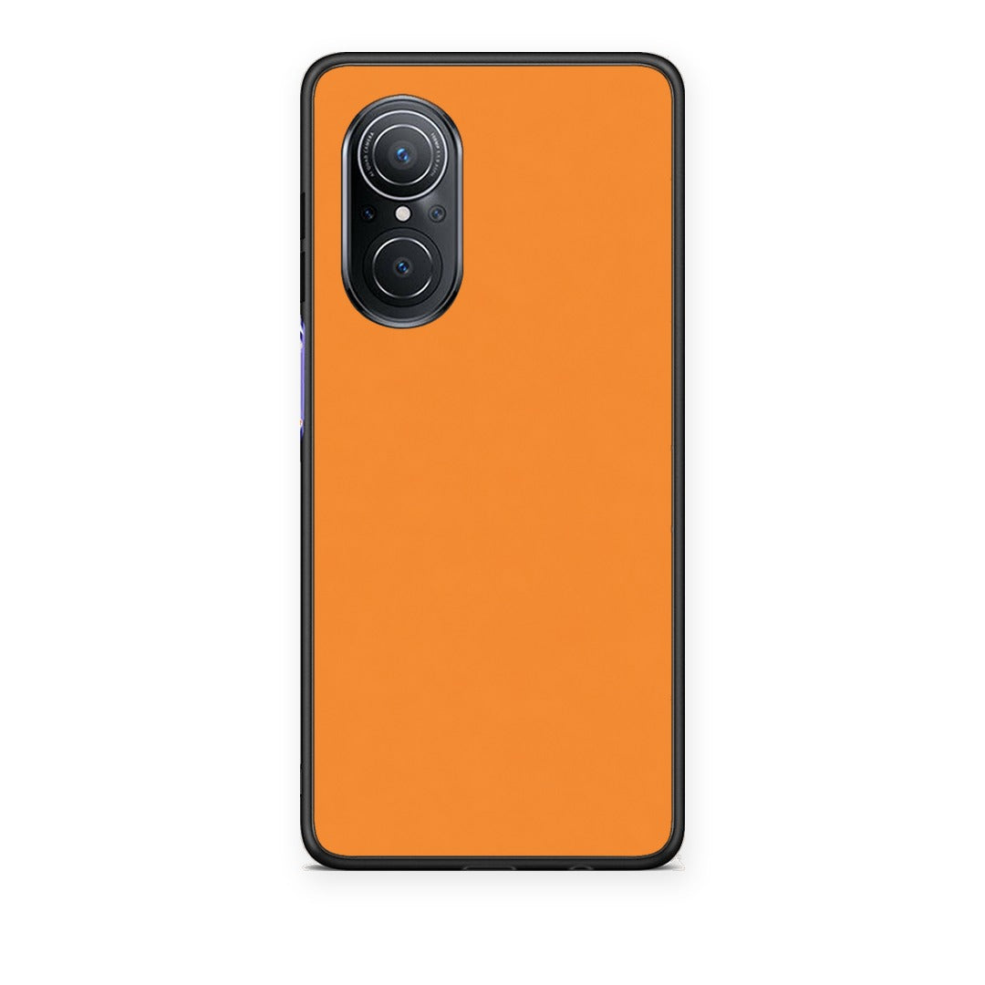 Θήκη Huawei Nova 9 SE Tangerine Orange από τη Smartfits με σχέδιο στο πίσω μέρος και μαύρο περίβλημα | Huawei Nova 9 SE Tangerine Orange case with colorful back and black bezels