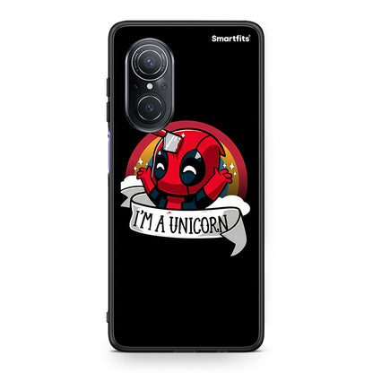 Huawei Nova 9 SE Unicorn Deadpool θήκη από τη Smartfits με σχέδιο στο πίσω μέρος και μαύρο περίβλημα | Smartphone case with colorful back and black bezels by Smartfits