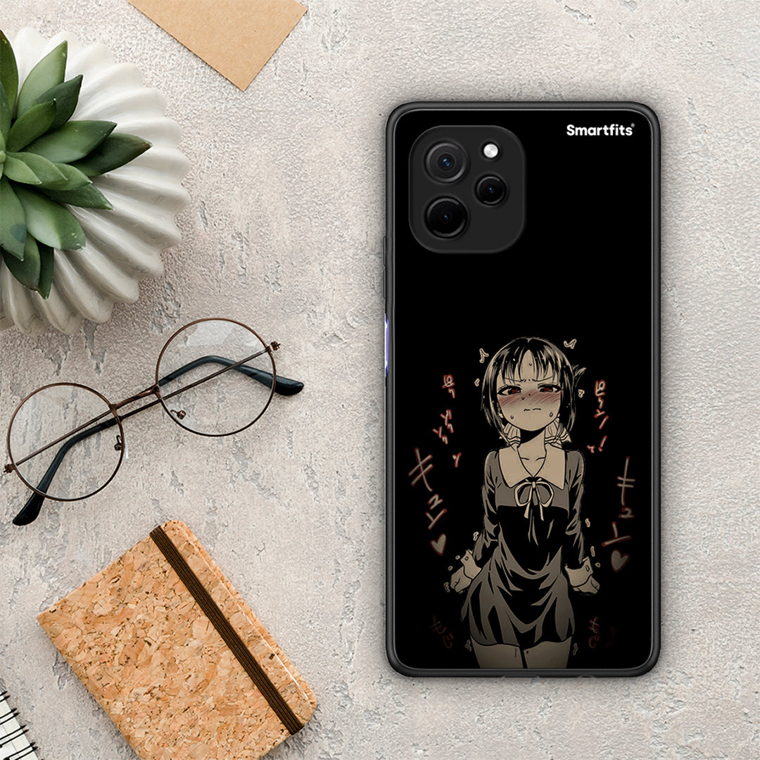 Θήκη Huawei Nova Y61 Anime Girl από τη Smartfits με σχέδιο στο πίσω μέρος και μαύρο περίβλημα | Huawei Nova Y61 Anime Girl Case with Colorful Back and Black Bezels