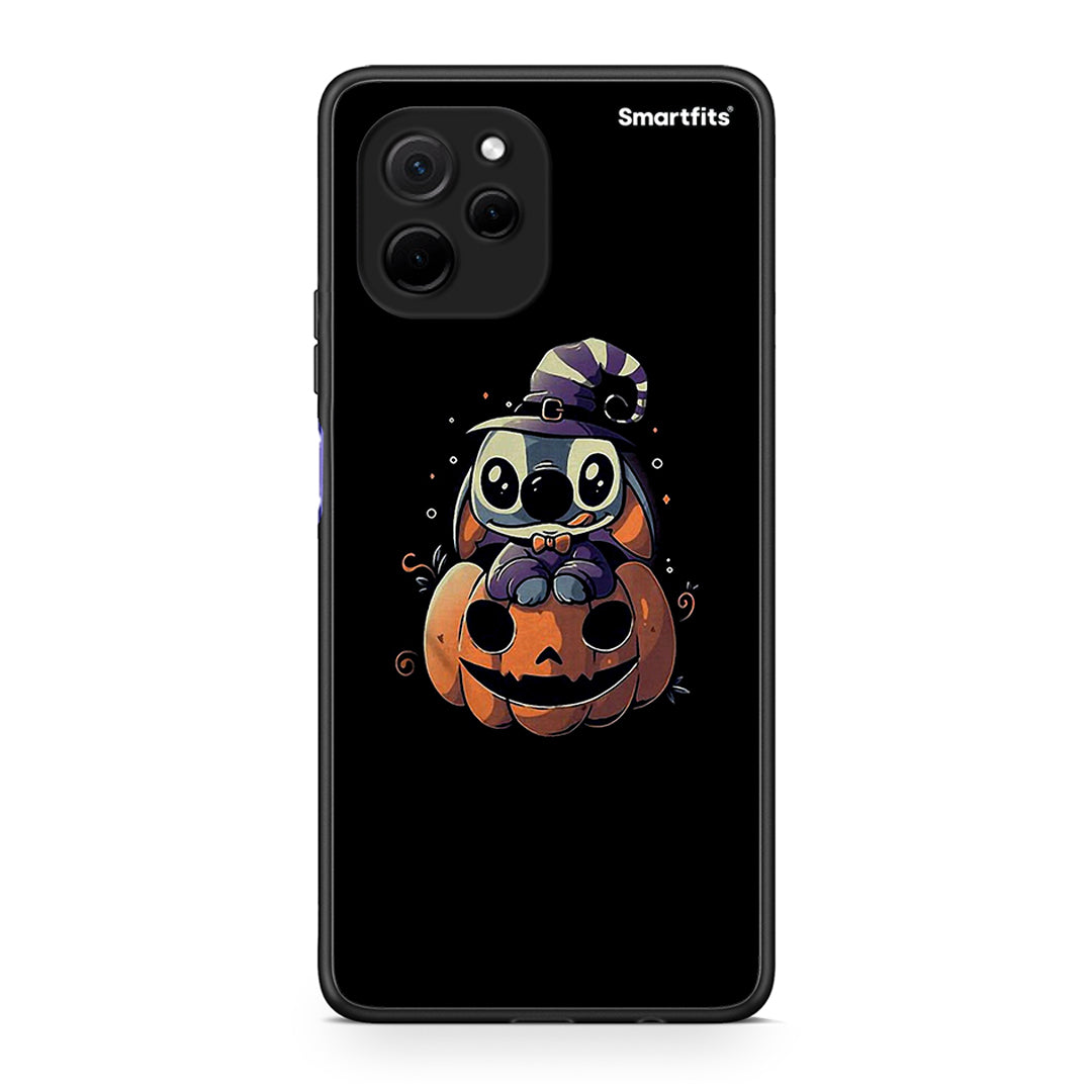 Θήκη Huawei Nova Y61 Halloween Stitch από τη Smartfits με σχέδιο στο πίσω μέρος και μαύρο περίβλημα | Huawei Nova Y61 Halloween Stitch Case with Colorful Back and Black Bezels