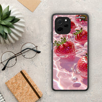 Thumbnail for Θήκη Huawei Nova Y61 Juicy Strawberries από τη Smartfits με σχέδιο στο πίσω μέρος και μαύρο περίβλημα | Huawei Nova Y61 Juicy Strawberries Case with Colorful Back and Black Bezels