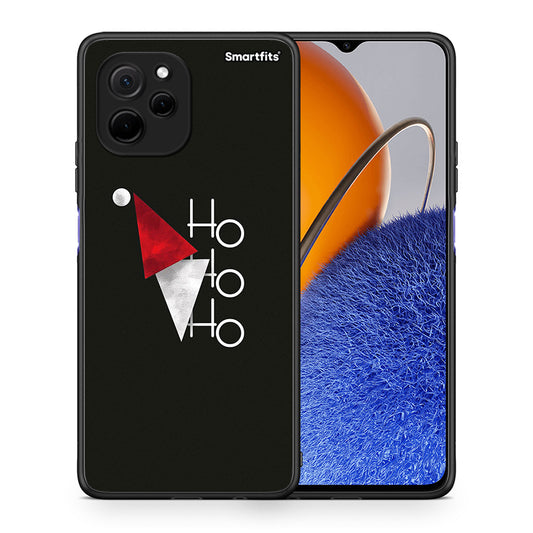 Θήκη Huawei Nova Y61 Minimal Christmas από τη Smartfits με σχέδιο στο πίσω μέρος και μαύρο περίβλημα | Huawei Nova Y61 Minimal Christmas Case with Colorful Back and Black Bezels