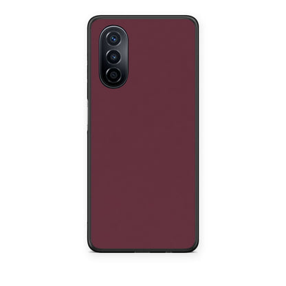 Θήκη Huawei Nova Y70 / Y70 Plus Muted Burgundy από τη Smartfits με σχέδιο στο πίσω μέρος και μαύρο περίβλημα | Huawei Nova Y70 / Y70 Plus Muted Burgundy case with colorful back and black bezels