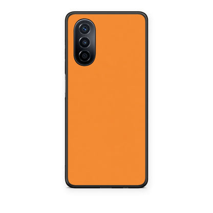 Θήκη Huawei Nova Y70 / Y70 Plus Tangerine Orange από τη Smartfits με σχέδιο στο πίσω μέρος και μαύρο περίβλημα | Huawei Nova Y70 / Y70 Plus Tangerine Orange case with colorful back and black bezels
