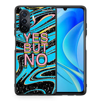 Thumbnail for Θήκη Huawei Nova Y70 Yes But No από τη Smartfits με σχέδιο στο πίσω μέρος και μαύρο περίβλημα | Huawei Nova Y70 Yes But No case with colorful back and black bezels