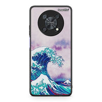 Thumbnail for Huawei Nova Y90 Blue Waves θήκη από τη Smartfits με σχέδιο στο πίσω μέρος και μαύρο περίβλημα | Smartphone case with colorful back and black bezels by Smartfits