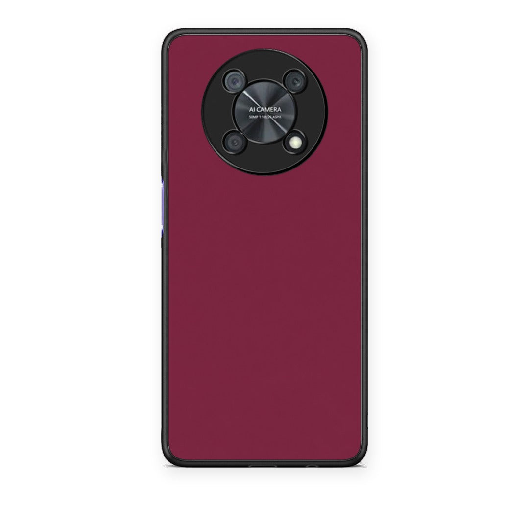 Θήκη Huawei Nova Y90 Burgundy από τη Smartfits με σχέδιο στο πίσω μέρος και μαύρο περίβλημα | Huawei Nova Y90 Burgundy case with colorful back and black bezels