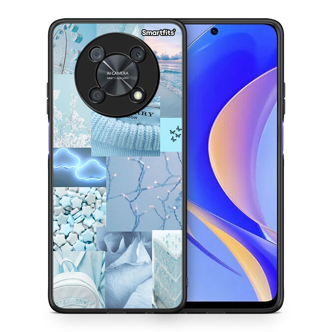 Θήκη Huawei Nova Y90 Ciel Aesthetic Collage από τη Smartfits με σχέδιο στο πίσω μέρος και μαύρο περίβλημα | Huawei Nova Y90 Ciel Aesthetic Collage case with colorful back and black bezels