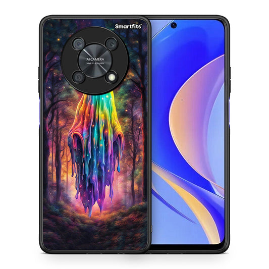Θήκη Huawei Nova Y90 Halloween Ghost από τη Smartfits με σχέδιο στο πίσω μέρος και μαύρο περίβλημα | Huawei Nova Y90 Halloween Ghost case with colorful back and black bezels